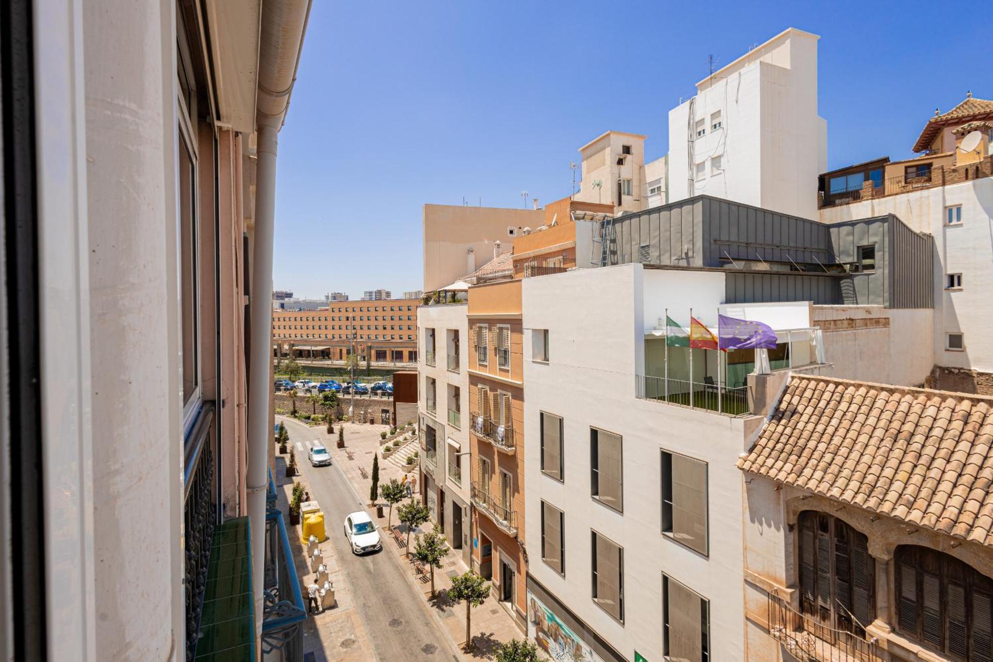 C103 - Sunny Terrace, Old Town Views Lejlighed Málaga Eksteriør billede
